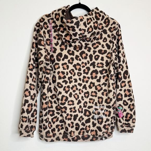 Miss Eatwell Tiramisuit Hoodie Leopard Heather McMahan Collab Size S/M - Picture 7 of 14